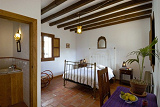 Bedroom at Spain mountain biking accommodation