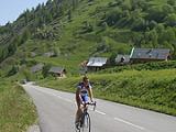 Cyclist on Tour de France cycling holiday
