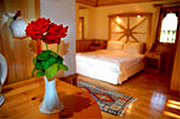 Bedroom at Turkey beach chalets, Cirali