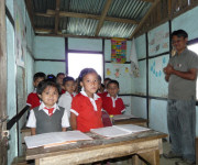 Village discovery trek in India_children