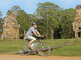 Cheap Holidays to Cycling tour of Angkor Wat from 360 USD provided by Responsible Travel