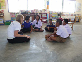 Community project and teaching in Thaila