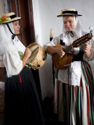 Singers in traditional costume in Teguise, Lanzarote. Photo by Nick Haslam