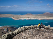 View of La Graciosa, Lanzarote. Photo by Nick Haslam