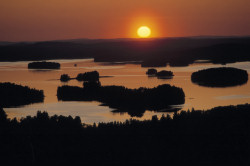 Sunset in Finland