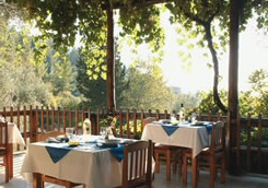 Terrace at Turkey accommodation