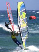 Windsurfer in Lanzarote. Photo by Lanzarote Tourist Board