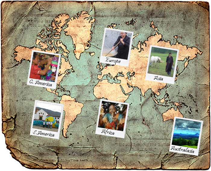 World map of local stories