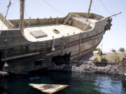 Ship at Baku Aquatic Park on Fuerteventura. Photo by Nick Haslam
