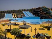 Slide at Baku Aquatic Park on Fuerteventura. Photo by Nick Haslam