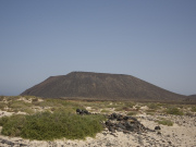 Volcano on Isla de los Lobos, Fuerteventura. Photo by Nick Haslam