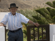 Miguel Darias Rodriguez, 92 year old former farmer, Fuerteventura. Photo by Nick Haslam