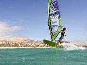 Windsurfing on Fuerteventura. Photo by Rene Egli Windsurfing And Kitesurfing Pro Center