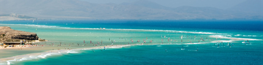 Windsurfing, Fuerteventura. Photo by Rene Egli Windsurfing And Kitesurfing Pro Center