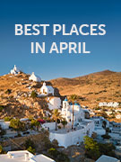Best places to go on holiday in April