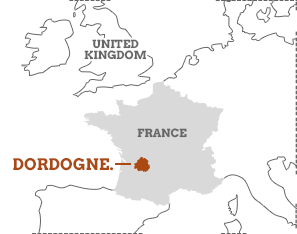 map of dordogne and gascony