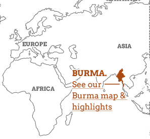 Myanmar Distance Chart