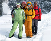 Synthetic, hi-tech snow gear