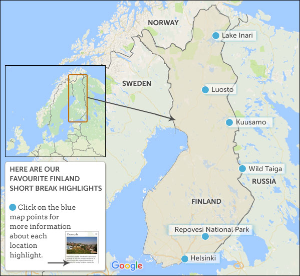 Where to go on a short break in Finland