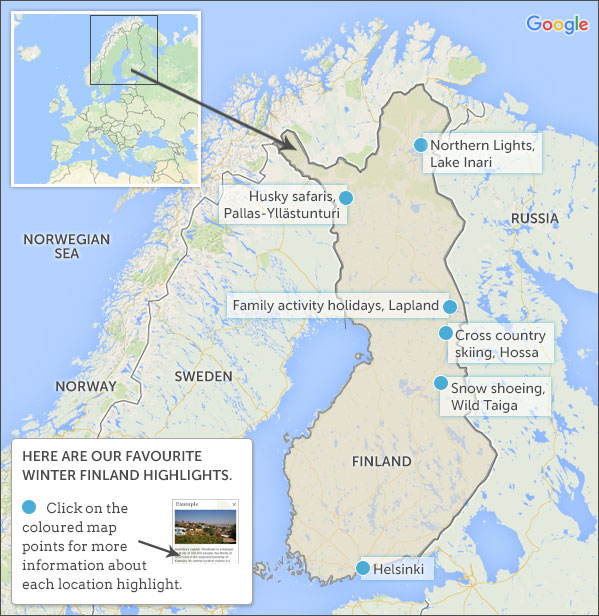 Finland winter holidays travel guide. Helping Dreamers Do