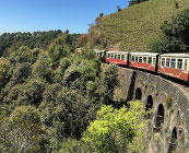 Toy trains & the mountains