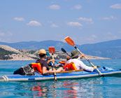 Sea kayaking in Croatia