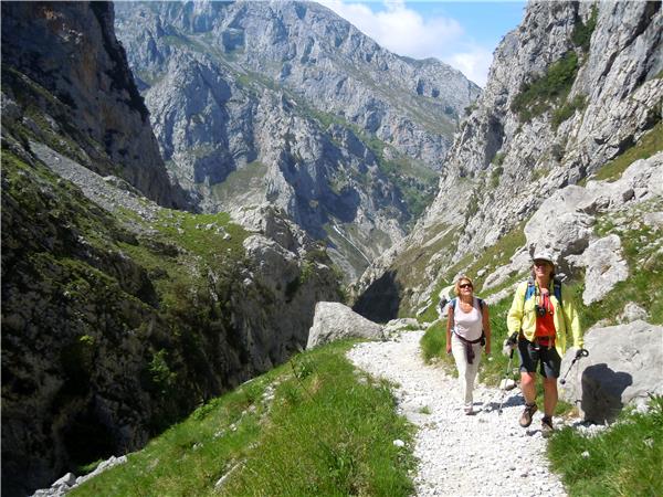 Picos mountains walking holiday in Spain