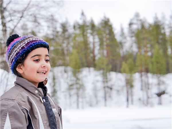 Finnish family winter adventure holiday