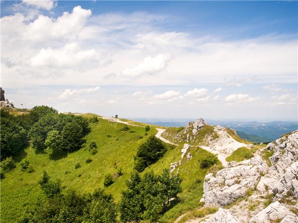 Walking in the Balkan mountains