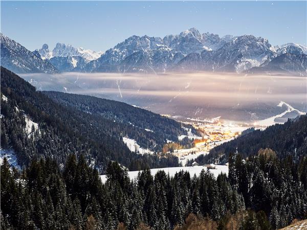 Cross country skiing holiday in the Dolomites, Italy
