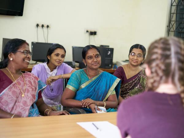 Women�s empowerment volunteering in India