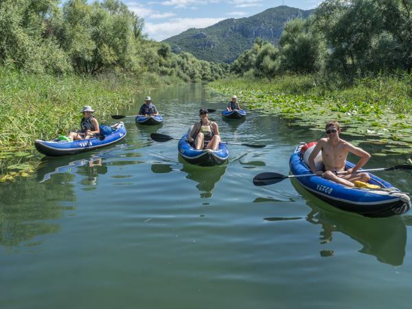 Canoeing and kayaking holiday in Montenegro, Lake Skadar