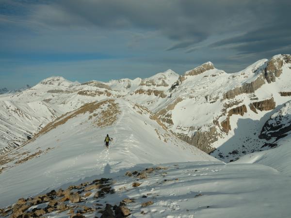 Guided snowshoeing holiday in the Pyrenees