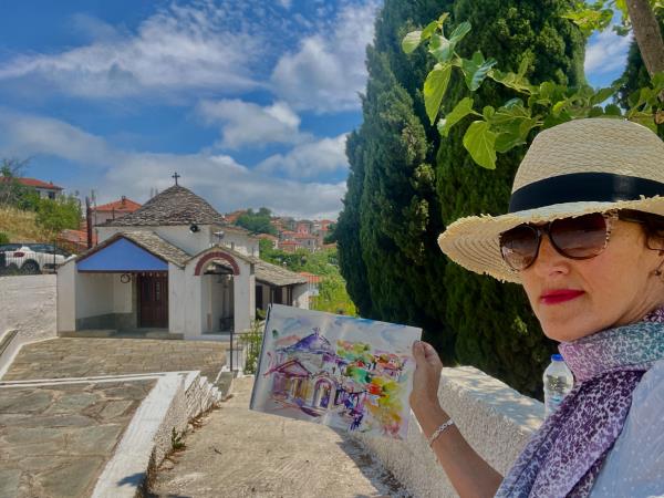 Painting holidays in Pelion, Greece