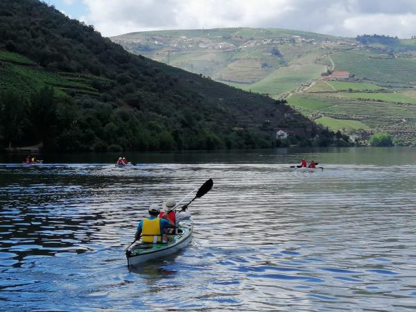 River kayaking in Portugal