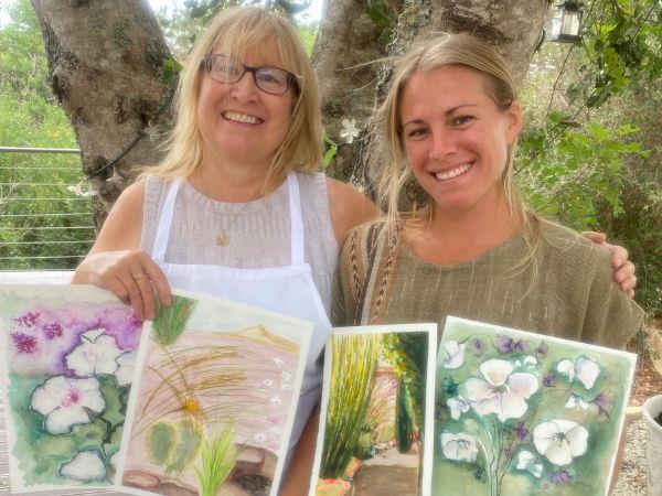 Painting and yoga Holiday in Portugal