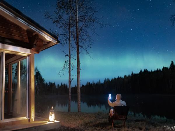 Finland wilderness cabin and activities holiday