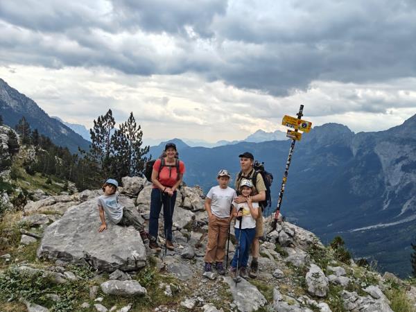 Albania walking holiday for families