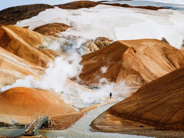 Iceland highland walking holiday, waterfalls & hot Springs
