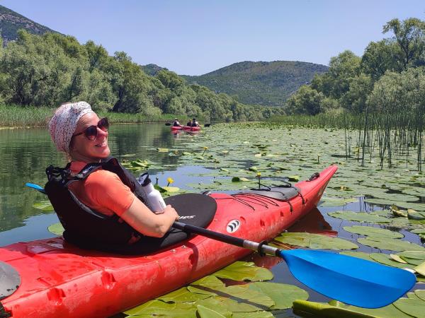 Canoeing and kayaking holiday in Montenegro, Lake Skadar