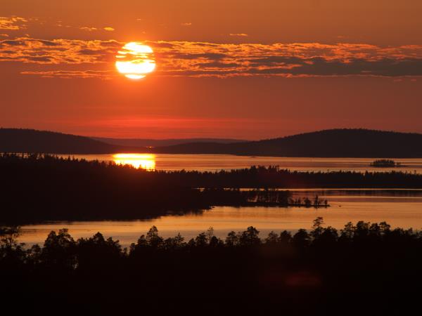 Finland under the midnight sun holiday