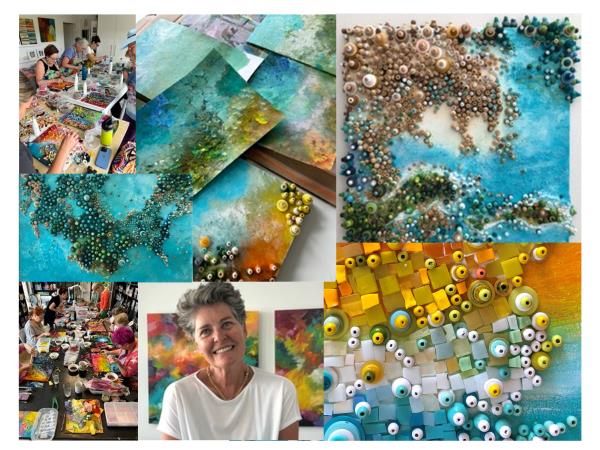 Mosaic and beads workshop in Greece, Sea and landscapes