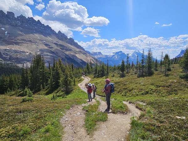 Canadian Rockies hiking and camping holiday