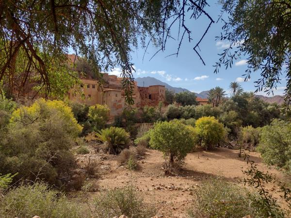 Painters retreat in mountains in Southern Morocco