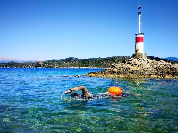 Poros swimming holiday, Greece