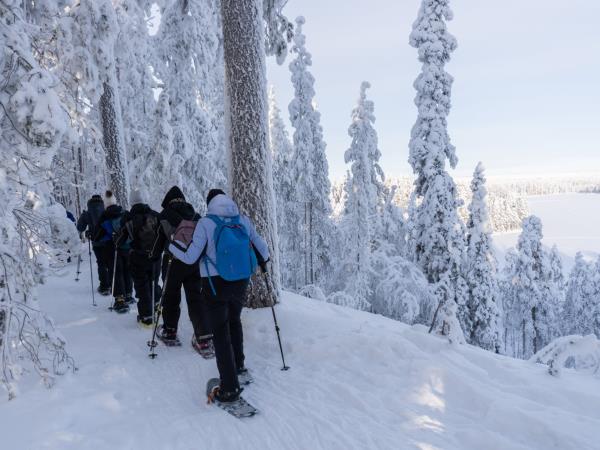 Snowshoeing holiday in Finland