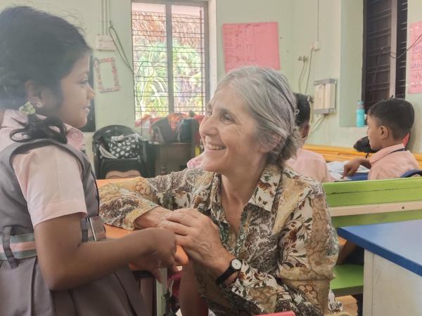 Over 50s volunteering in India