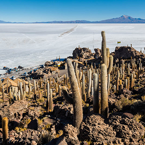 Bolivia�s salt flats