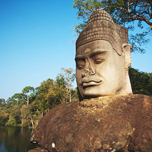 Cambodia map & highlights