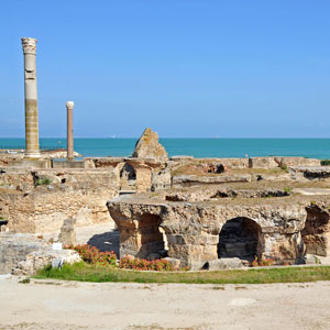 Roman ruins in Tunisia